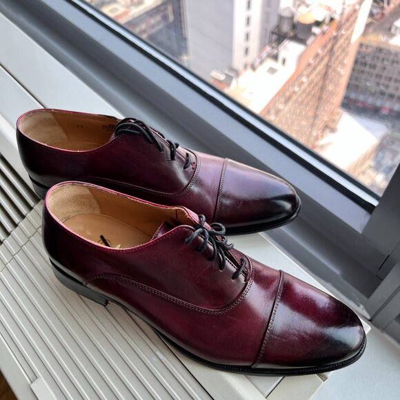 Paul Evans Cagney Cap-Toe Oxford – Oxblood Italian Leather (Size 6.5 / Fits US 8 main image 6